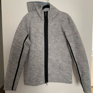 Men's Grey Lulu Lemon Zip Hoodie